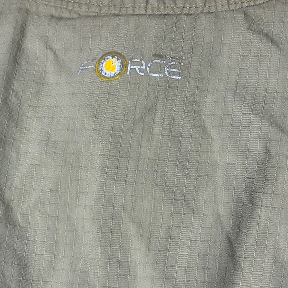 CARHARTT FORCE® RIDGEFIELD SOLID SHORT SLEEVE SHIRT Medium - Picture 7 of 8